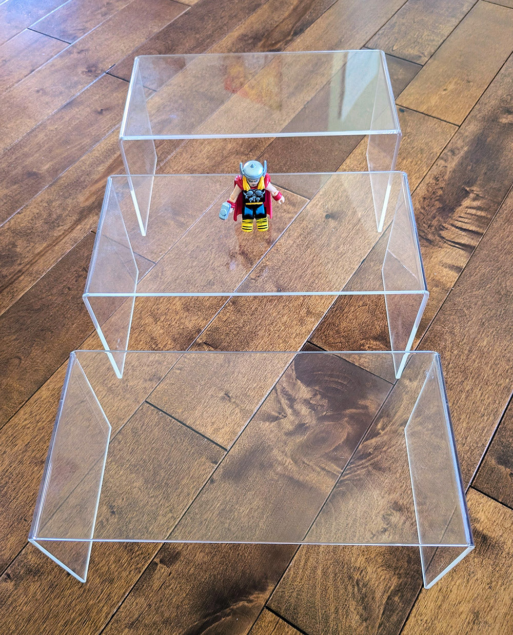 Large Acrylic Shelves Set of 3 (Slightly Used)