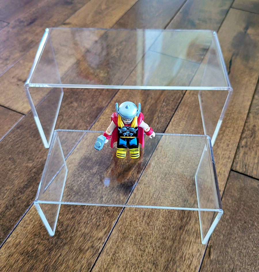 Medium and Small Acrylic Shelf Set of 2 (Slightly Used)