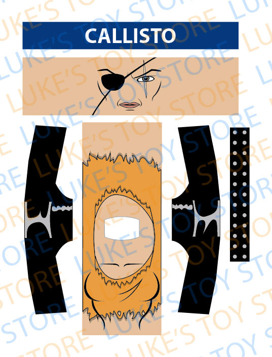 Callisto Character Stickers