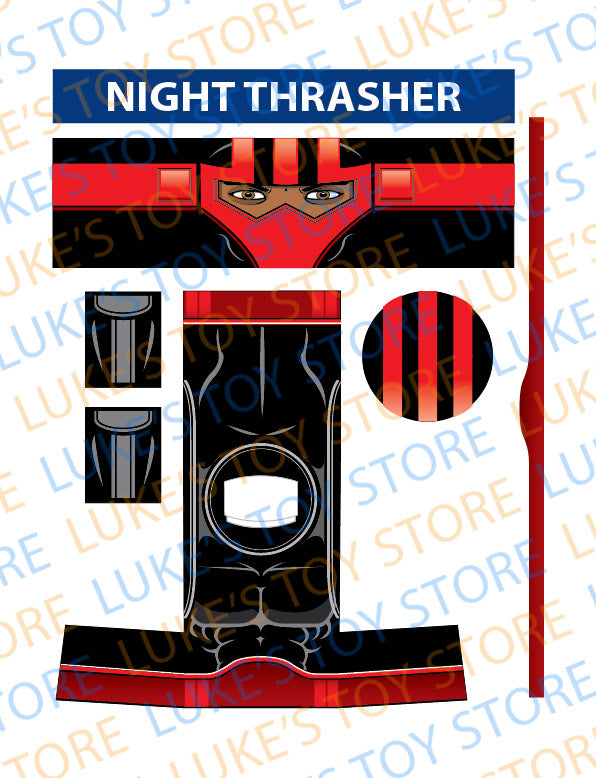 Night Thrasher Character Stickers