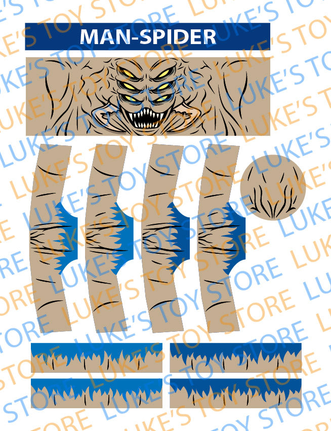 Spider-X (or Man-Spider) Character Stickers