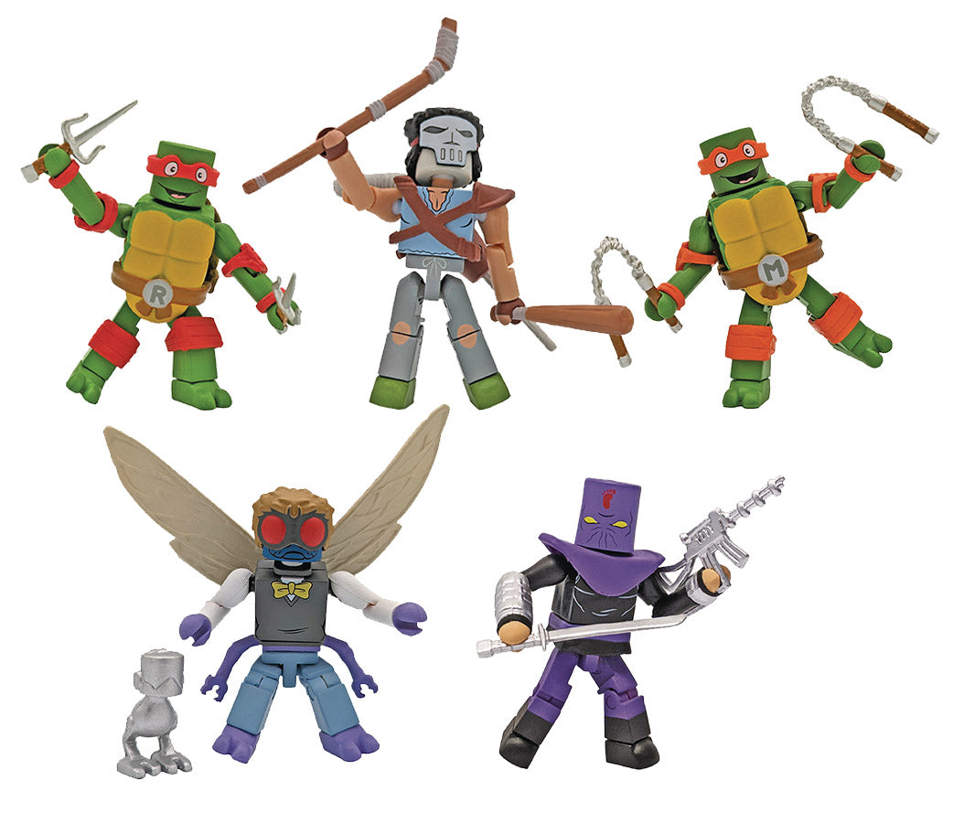 TMNT Deluxe Party Wagon Minimates Box Set