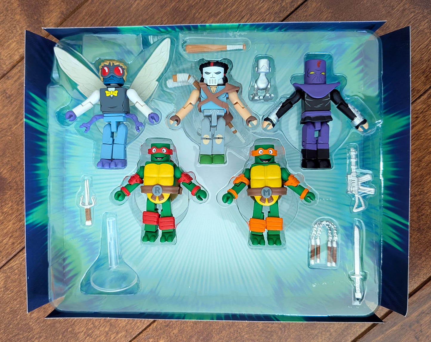 TMNT Deluxe Party Wagon Minimates Box Set