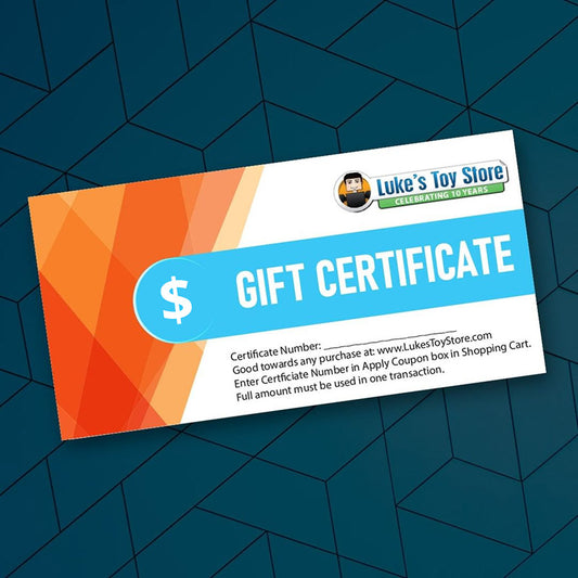 Luke's Toy Store Gift Certificate - Choose Your Amount