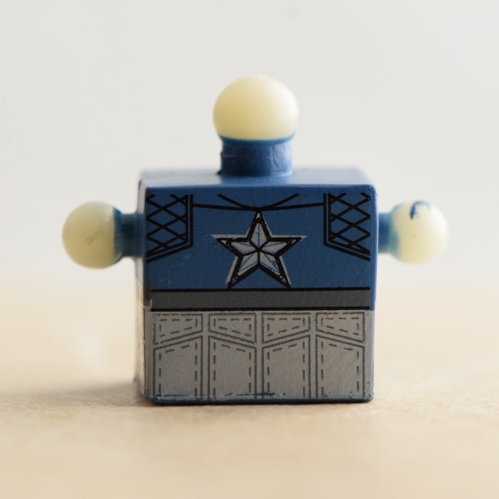 Captain America Blue and Grey Torso (Marvel Wave 40)