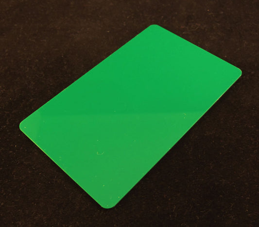 Green Colored Plastic Sheet for Customizing