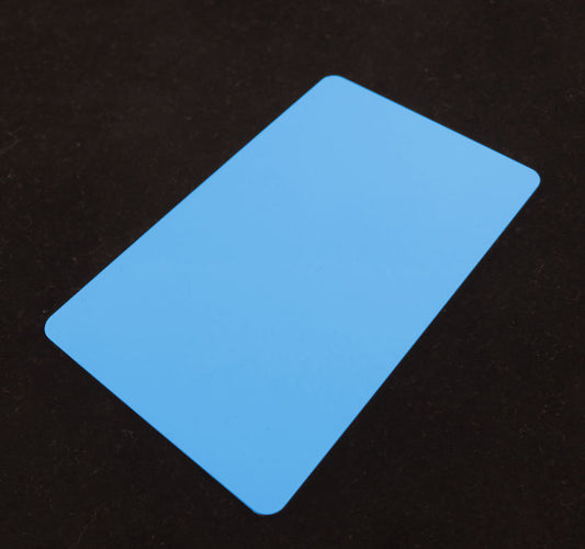 Light Blue Colored Plastic Sheet for Customizing