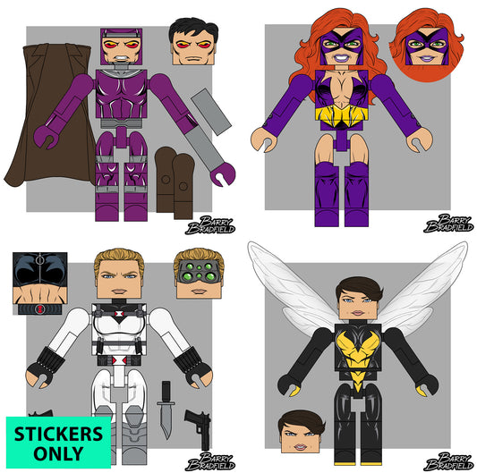 Barry Bradfield Character Stickers Series 1