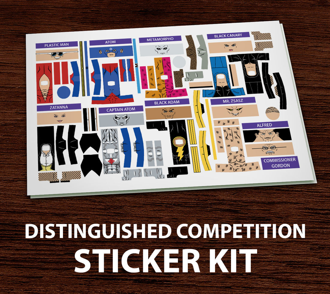 Distinguished Competition Sticker Kit #1 – Luke's Toy Store