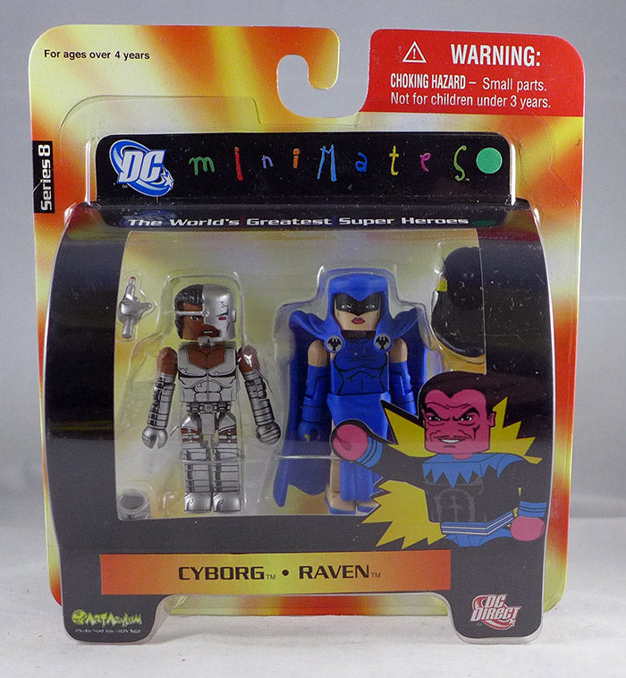 DC Minimates Cyborg & Raven – Luke's Toy Store