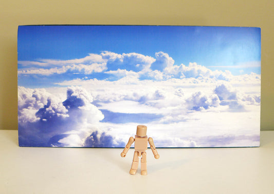 Last One: Cloudy Sky Backdrop (Slight Wear)