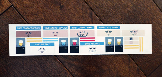 Star Trek First Contact Sticker Kit