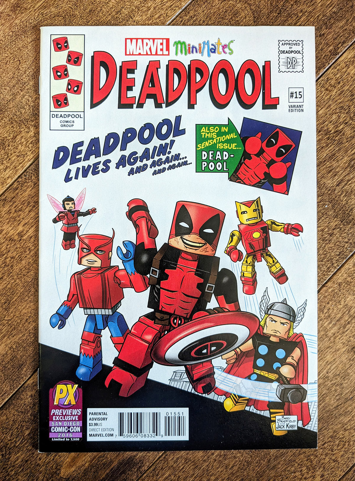 Deadpool #15 Minimate Comic Book Cover