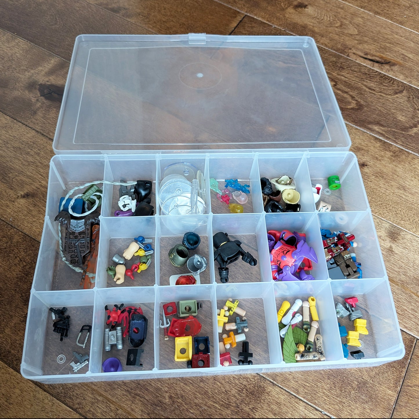 Minimate Parts Mega Case: 100+ Pieces for Custom Creations