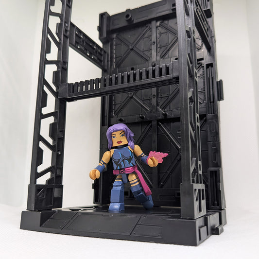 Industrial Lift Bay Diorama (Columns Slightly Warped)