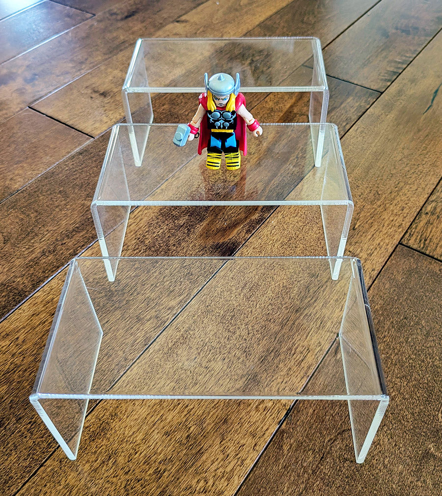 Small Acrylic Shelves Set of 3 (Slightly Used)