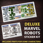 Deluxe Marvel Robots Sticker Kit