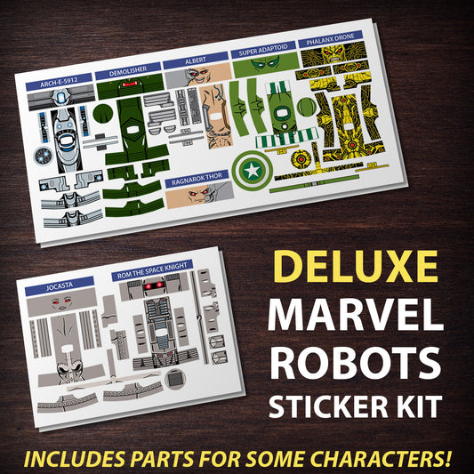 Deluxe Marvel Robots Sticker Kit