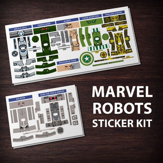 Marvel Robots Sticker Kit