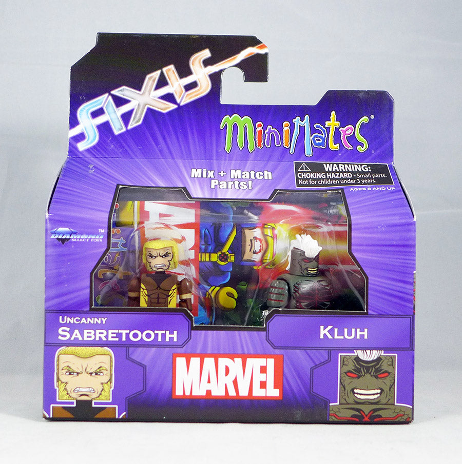 Marvel Minimates Uncanny Sabretooth & Kluh