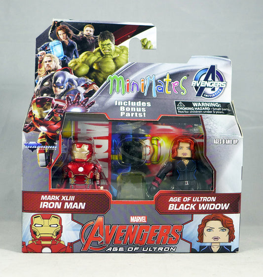Marvel Minimates Age of Ultron Iron Man & Black Widow