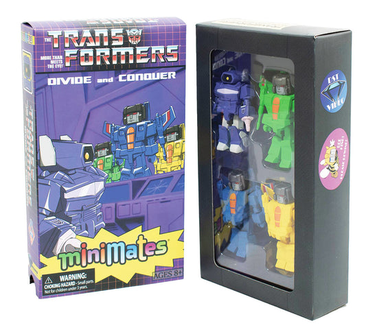 SDCC 2024 Exclusive Transformers Minimates Divide & Conquer VHS Box Set