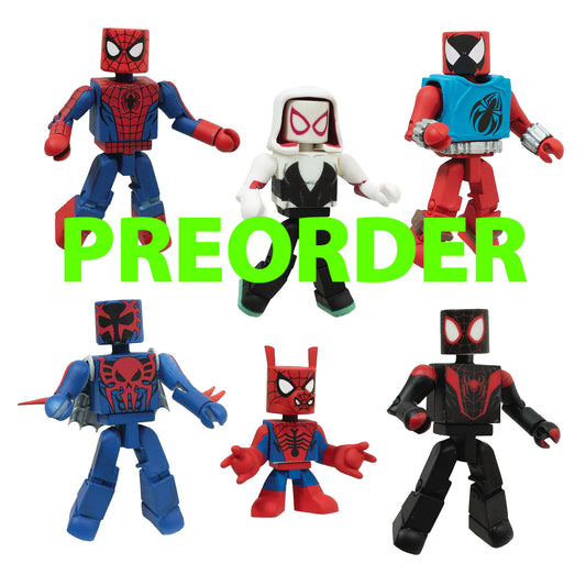 Marvel Minimates Spider-Man Spiderverse Deluxe Box Set Series 85