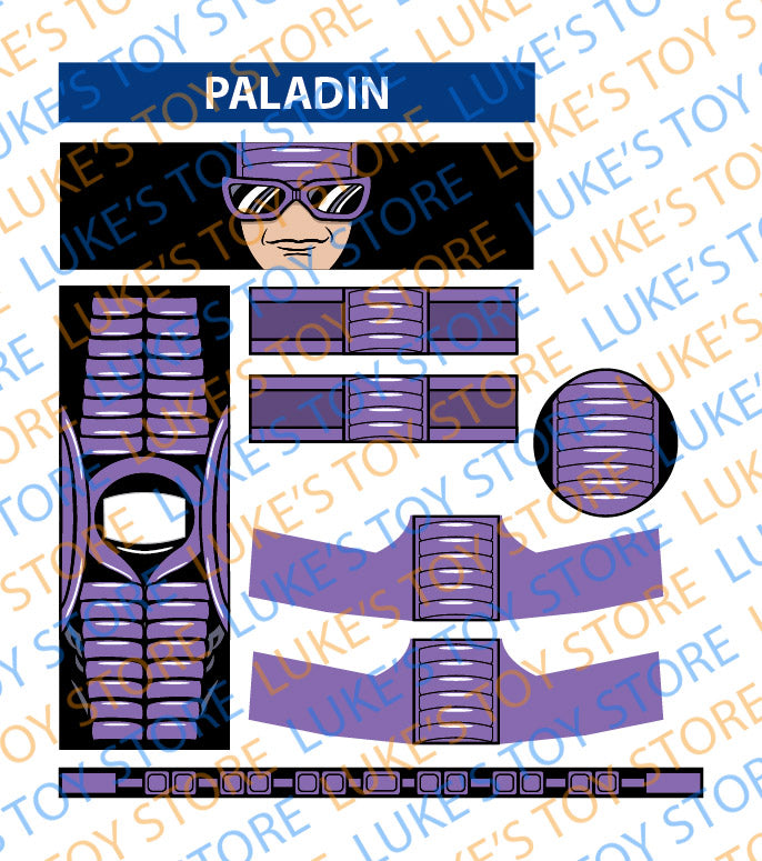 Paladin Character Stickers