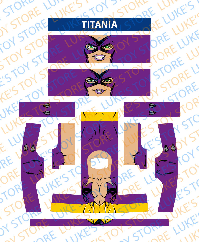 Titania Character Stickers by Barry Bradfield
