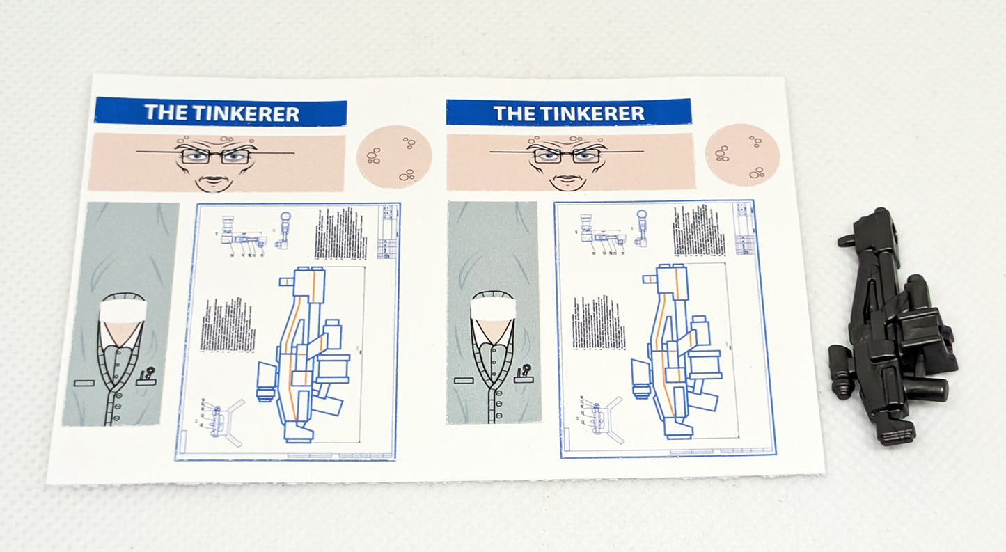 The Tinkerer Character Sticker Kit with Weapon