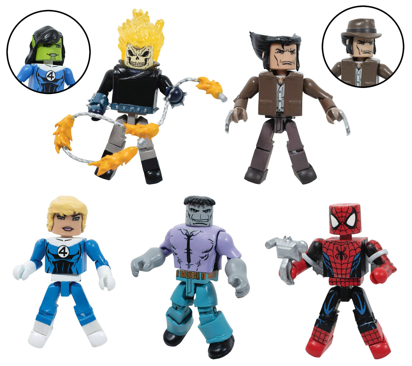 Marvel Minimates The New Fantastic Four Deluxe 5-Pack Box Set
