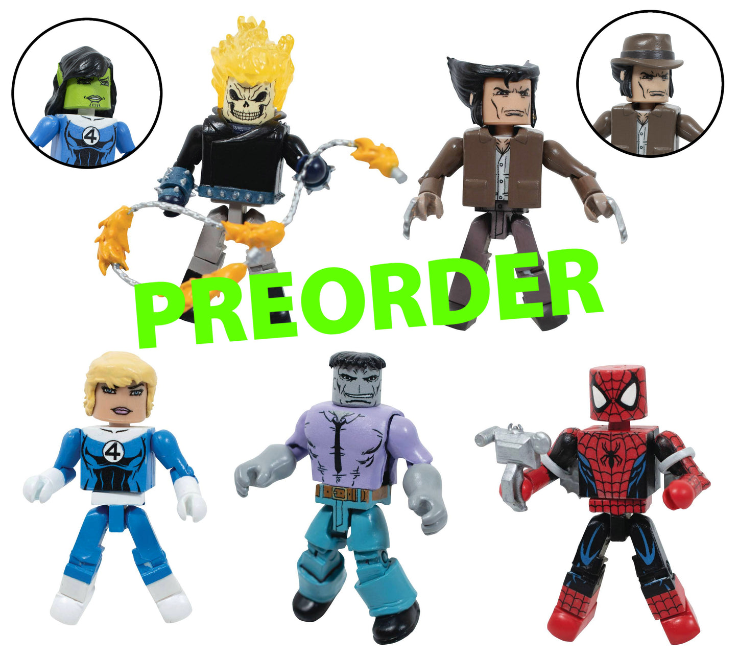 Marvel Minimates The New Fantastic Four Deluxe 5-Pack Box Set