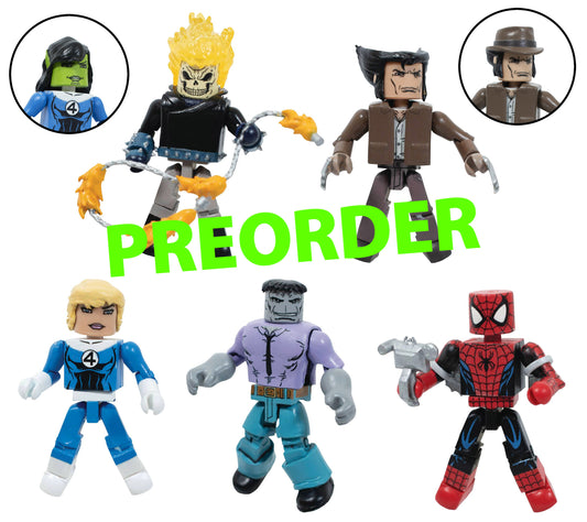 Marvel Minimates The New Fantastic Four Deluxe 5-Pack Box Set