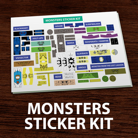 Monsters Sticker Kit