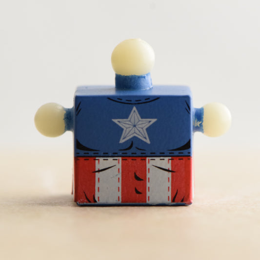 Golden Age Captain America Red and Blue Torso (Marvel TRU Captain America Two Packs)