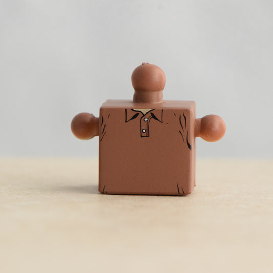 Brown Collared Shirt Torso