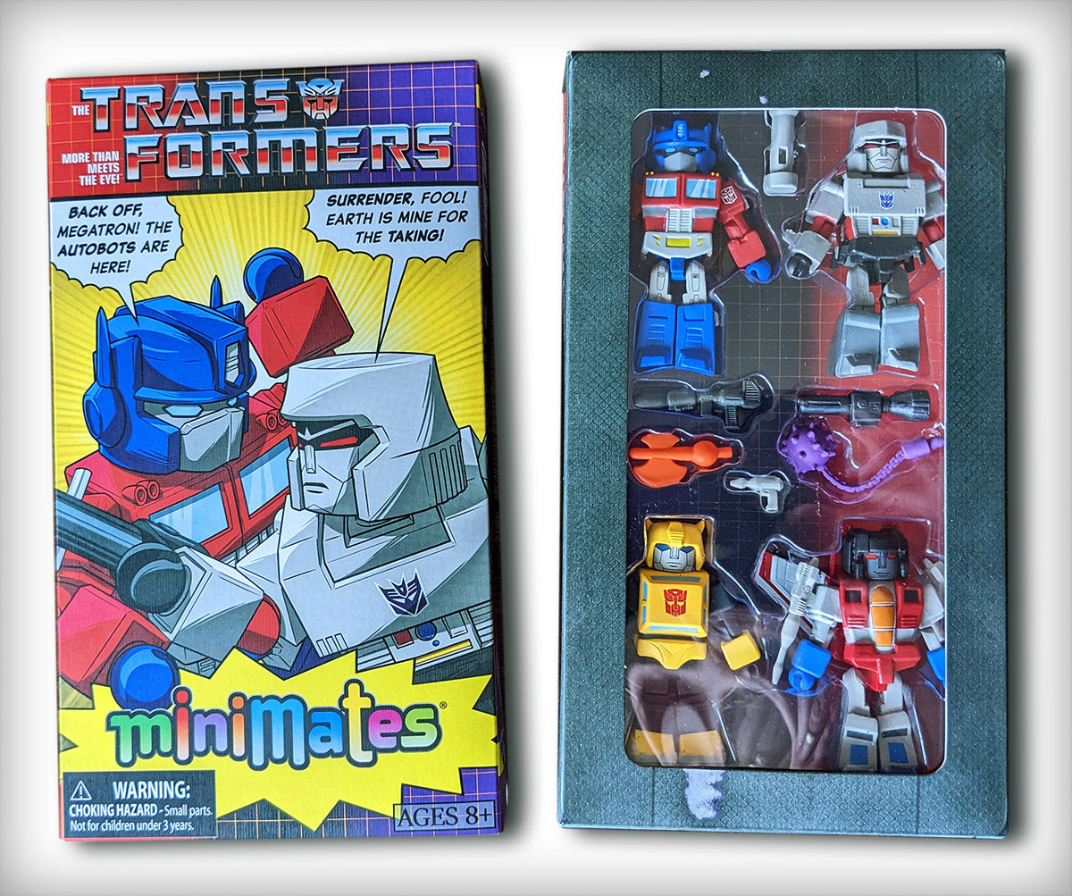 SDCC 2022 Transformers VHS Minimates Box Set
