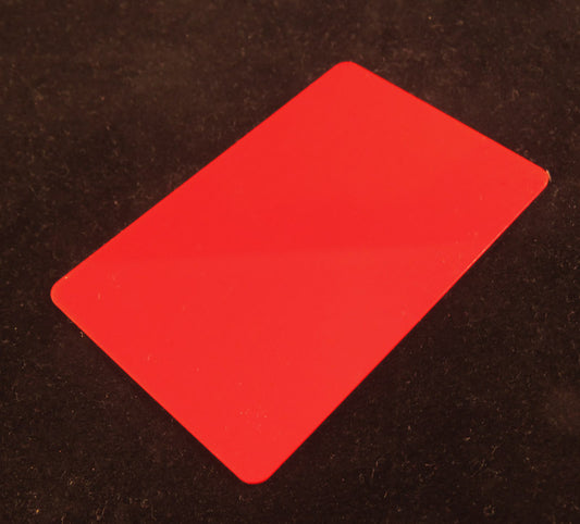 Red Colored Plastic Sheet for Customizing