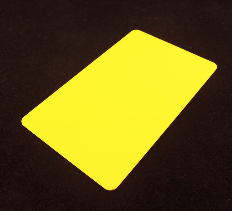 Yellow Colored Plastic Sheet for Customizing