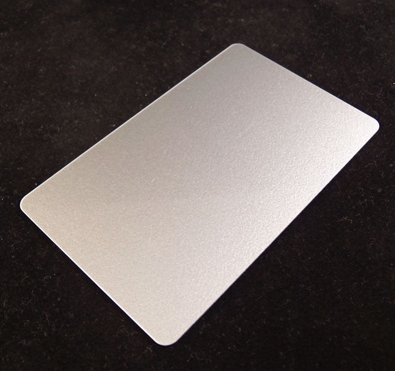 Silver Colored Plastic Sheet for Customizing